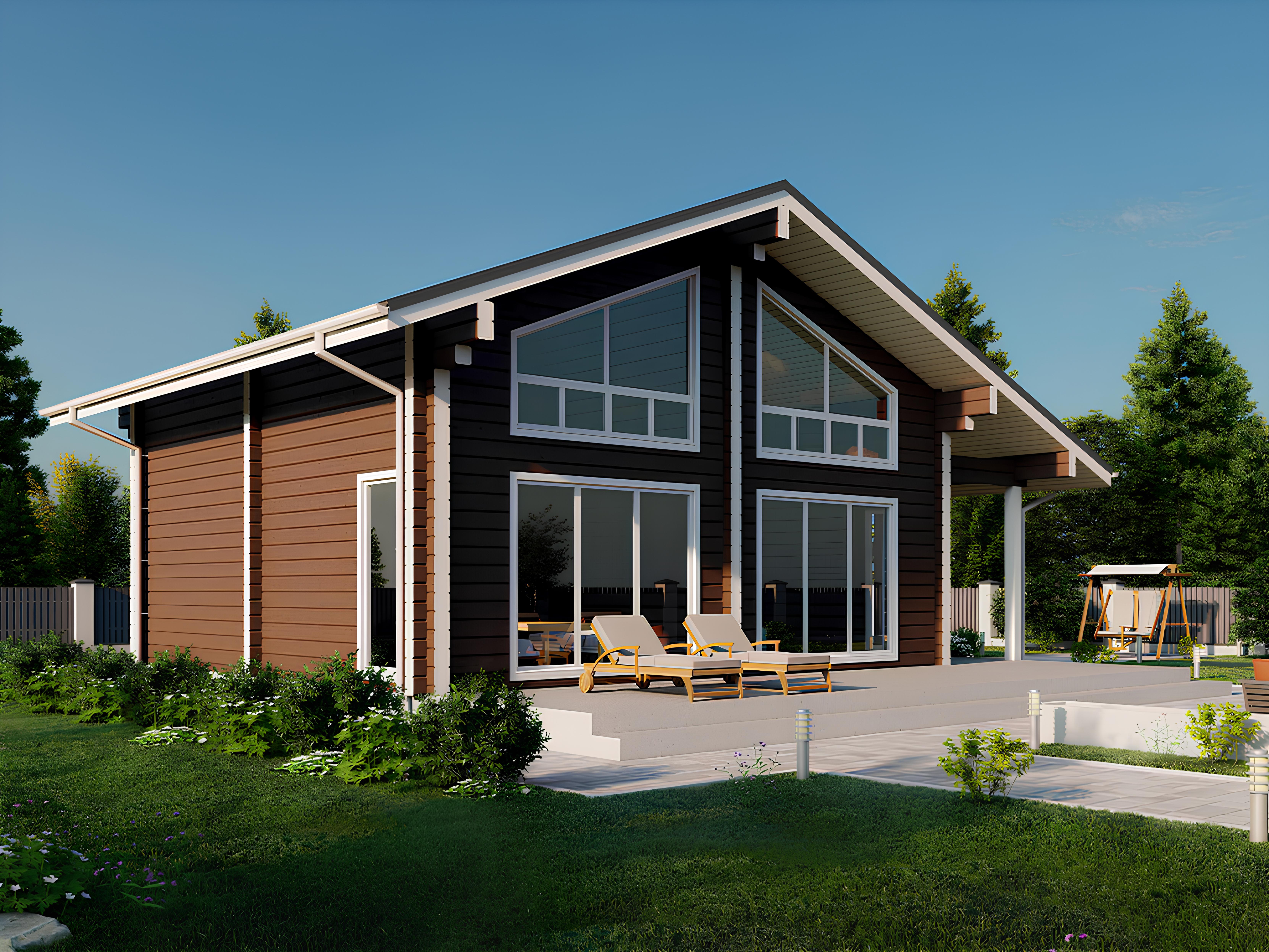 Дом из профилированного бруса VZ-314